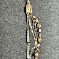 La Mer Collections Wrap Watch w/ Beads & Chains – Unique Layered Strap Not Run
