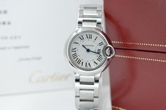 Cartier Ballon Bleu 28 mm W69010Z4 with Box & Papers