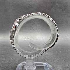 Wittnauer Watch Women 17mm MOP Dial Silver Tone Crystal Bezel Oval New Battery