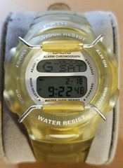 Casio Baby-G BG-142 digital sports women watch transparent/violet new battery