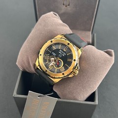 Bulova Marine Star Black Dial-Black Silicon Strap 98A272 Automatic Men’s Watch