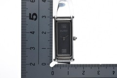 [Exc+5] Gucci 1500L Vintage Gray Dial Bangle Ladies Quartz watch From Japan