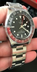 Tudor Heritage Black Bay GMT Pepsi Wrist Watch for Men Box Card 79830 41MM NEW