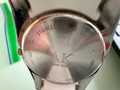 ANNE KLEIN 10/9179 White Analog Women’s Watch