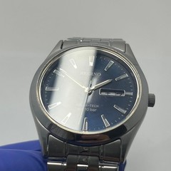 Citizen Regno Solar-Tech E101 Quartz Mens Navy Dial Watch Japan