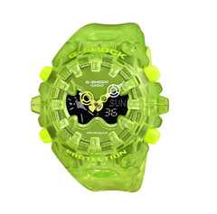 Casio G-SHOCK GAV01SKE-3A Transparent Yellow Steel Ana-Digi Quartz Wrist Watch
