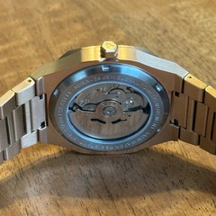 Aura Date 001 Watch 40mm Rose Gold Black Dial Stainless Steel on Bracelet