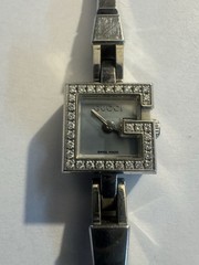 Gucci Watch 102 G Mini Diamond Stainless Steel Woman’s SMALL SIZE 15.5cm