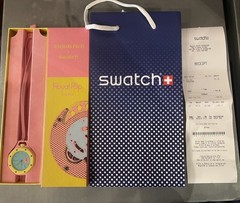 AP X SWATCH ROYAL POP | OTG ROZ | BRAND NEW SEALED | BAG BOX AND RECEIPT ✅🚚💨