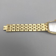 Steel By Design Womens Watch 25mm Gold Tone Stainless Band New Battery 7.25″