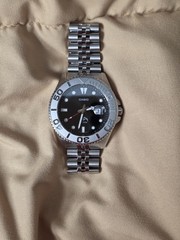 Casio MDV-106 MODDED DURO MARLIN Sapphire w/ Cyclops Silver Yacht-Master Insert