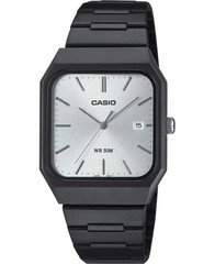 Casio Men’s Analog Square Dial Black Ion Plated S.Steel Band Watch MTP-B185B-7A