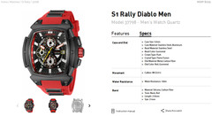 Invicta S1 Rally Diablo 37798 Men’s 53mm Watch Water Resistant 100M