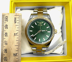 Invicta specialty Men’s Quartz 40 mm Green Dial Two-Tone Watch 69012