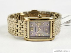 NEW Tory Burch Gold Eleanor Watch Blush Pink Mother of Pearl TBW1077 NWT Box