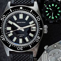 Seestern V3 62MAS 20ATM Genuine Ceramic Bezel 200m DIVER’S Watch SE2021-D62S-KK
