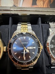 ot of 6 Armitron Men’s Watches with Display Storage Case – Excellent Condition
