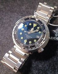 Black ADDIESDIVE Tuna Can Homage NO LOGO Diver SEIKO NH35A Automatic Mechanical