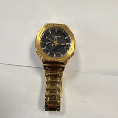 Casio G-SHOCK GMB2100GD-9A Full Metal Gold Tough Solar Bluetooth Black Dial