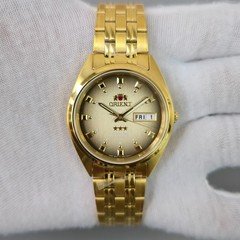 Orient TriStar Rare FAB00001P9 Automatic Gold Tone Brown Dial New Men’s Watch