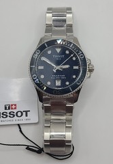 TISSOT SEASTAR 1000 MENS WATCH STAINLESS STEEL WITH BLUE DIAL T120.210.11.041.00