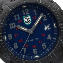 Luminox Manta Ray Men’s Blue Dial Gray Rubber Band Watch – X2.2033