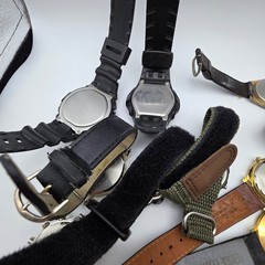 Men’s Watch Lot Parts Repair Untested Digital Quartz Vintage Mixed Brands 1.14 l