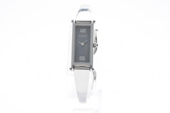 [Exc+5] Gucci 1500L Vintage Gray Dial Bangle Ladies Quartz watch From Japan