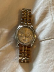 Timepieces by Randy Jackson Gold Stainless Steel white ceramic Watch