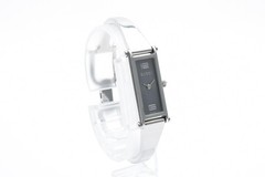 [Exc+5] Gucci 1500L Vintage Gray Dial Bangle Ladies Quartz watch From Japan