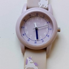 DADA Kids Unicorn Analog Watch Pink Silicone Strap Japan Movement Model KDS-011