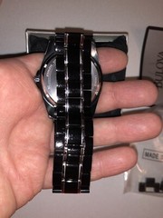 Bulova 42MM Men Marine Star Diamond Accent Two Tone Stainless Steel Watch 98D107