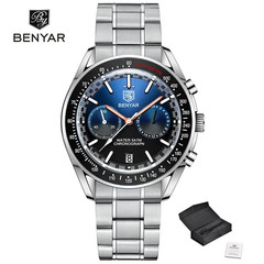 BENYAR Moon Chronograph Quartz Men’s Watch Waterproof Luminous Military