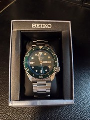 精工 5 运动 SRPD63 自动手表 绿色表