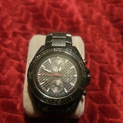Michael Kors Jetmaster Chronograph Quartz Tachymeter 45mm Black SS 100m