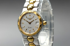 Near MINT w/Paper] LONGINES L1.114.3 Conquest Vintage Quartz Silver Ladies Watch