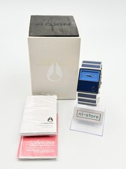 Nixon The Chalet Blue Color Quartz Watch Wrist 15.5cm (6.1in) – Rank B