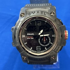 SMAEL Men’s Military Digital Watch Silicone Band Shockproof Outdoor Wristwatch