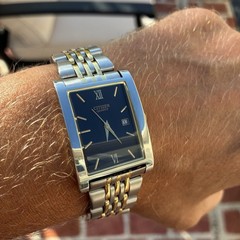 GORGEOUS Citizen Men’s Tank Dress Watch