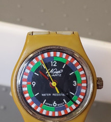 Vintage LA Gear woman’s Quarts watch Rubber Band New Battery