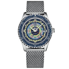 New Mido Ocean Star Decompression Worldtimer Blue Men’s Watch M0268291704100