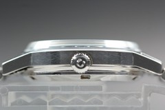 1972 Near MINT OMEGA Geneve 35mm 166.0117 Automatic Navy Dial Men’s Vintage