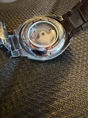 Elgin Skeleton Open-Heart FG2014S 032 pre-owned carbon fiber