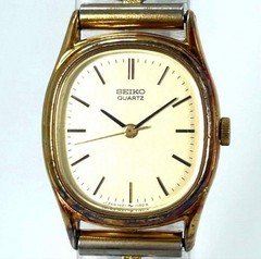 [New Battery] SEIKO Quartz Bracelet Gold Women’s Watch – Working