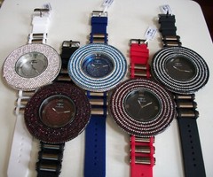 Men’s Stone 8 Row TECHNO PAVE Fashion Party Dressy Hip Hop Watch