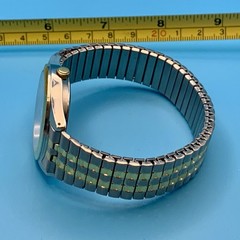 Men’s Dress Quartz Wristwatch Day/Date Two Tone Japan Movt Working New Battery