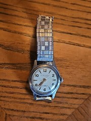 Vintage Calvert 17 Jewel Incabloc Antimagnetic Wristwatch Stainless Steel
