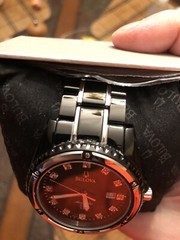 Bulova 42MM Men Marine Star Diamond Accent Two Tone Stainless Steel Watch 98D107