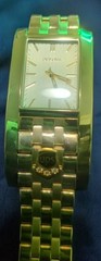 Bulova Men’s Diamonds UPS 30 yr Retirmnt Watch, Gold Tone UPS Logo, Silver Dial