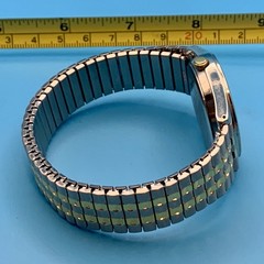 Men’s Dress Quartz Wristwatch Day/Date Two Tone Japan Movt Working New Battery
